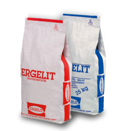 ERGELIT Mörtelsäcke rot und blau